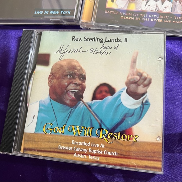 ๐5 CD's Rev Barnes, Rev Wright, Rev Lands, Young Adult Choir, Calling Lord - Picture 5 of 15